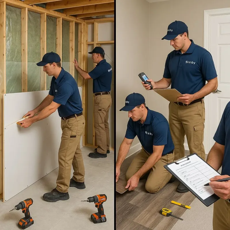 Repairs and Reconstruction process in Palestine, TX